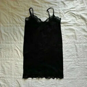 Y2K Black lace cami tank top Energie women’s large gothic Whimsygoth classic